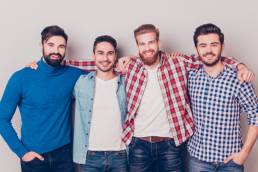 Group of men, International Men's Day 1