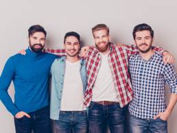 Group of men, International Men's Day 1