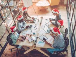 office festive, christmas