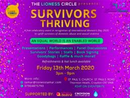 Survivor's Thriving Lioness Tamar International Women's Day event featured
