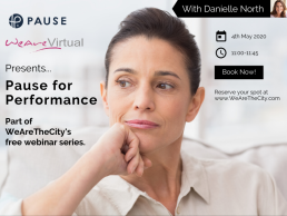 WeAreVirtual - Pause for performance webinar with Danielle North