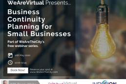 WeAreVirtual - Business Continuity Planning for Small Businesses webinar with Danny Wicks