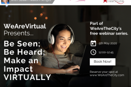 WeAreVirtual - Be Seen; Be Heard; Make an Impact Virtually webinar with Susan Heaton-Wright