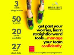 Karen Heights' 3 week confidence programme