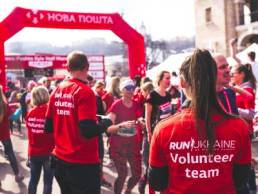 man and woman volunteering, working in the third sector