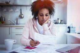 woman with money worries, finances, No Recourse to Public Funds