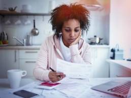 woman with money worries, finances, No Recourse to Public Funds