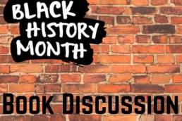 Black history month book discussion, reading group event image featured