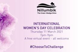 International Women's Day Event, Nillumbik Shire Council featured