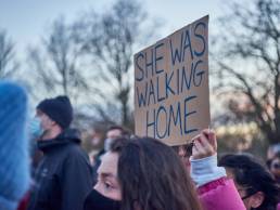 Thousands of people attended the vigil for Sarah Everard in Clapham Common.