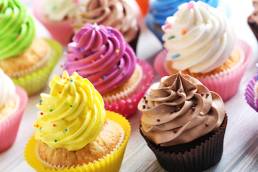 Alzheimers Society's Cupcake Day cake display