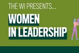 Women in leadership, the women's institute event featured