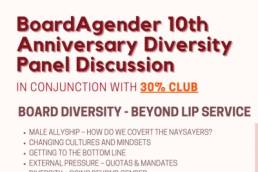 BoardAgender diversity panel event featured