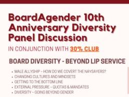 BoardAgender diversity panel event featured