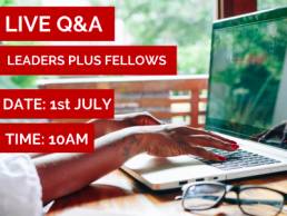 LIVE Q&A - The Leaders Plus Fellowship