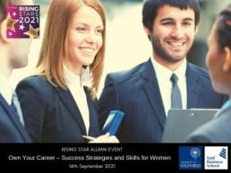 Rising Star Alumni | Own Your Career, Saïd Business School, University of Oxford