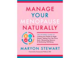 Manage your menopause naturally, Maryon Stewart book cover featured