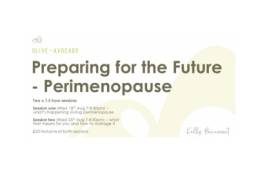 Preparing for the future, Perimenopause event featured