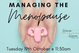 Women empowering women, managing the menopause event featured