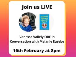 Vanessa Vallely OBE in Conversation with Melanie Eusebe