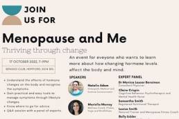 Menopause and Me- Thriving through change event