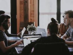 International Men's Day, Group of men at work,