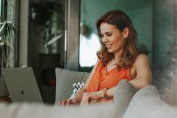 Female entrepreneur, Women in business, woman working on laptop, working from home