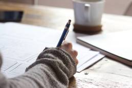 Woman studying, executive education