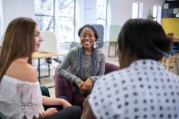 Women in business, female colleagues in meeting