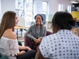 Women in business, female colleagues in meeting